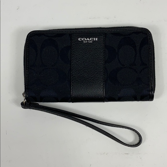 Coach Handbags - Black Coach Wristlet
